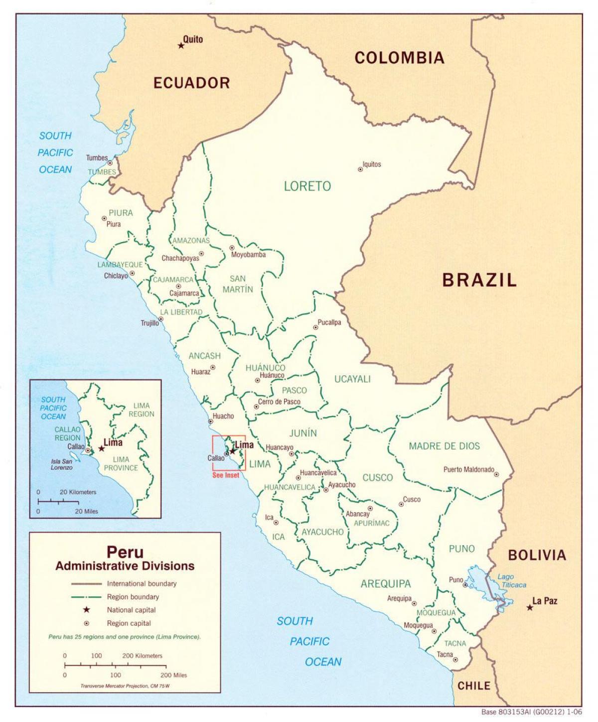 газрын зураг харагдаж байгаа Перу