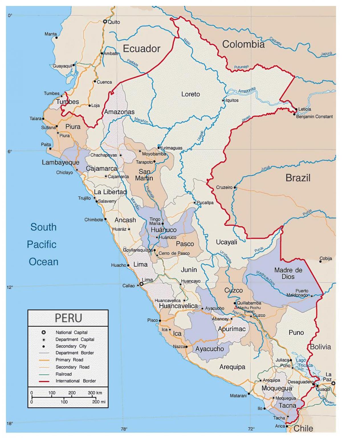 зураг нарийвчилсан газрын зураг Перу